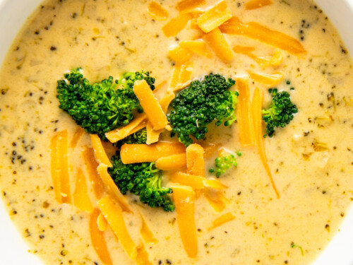 Crockpot broccoli store cheddar soup