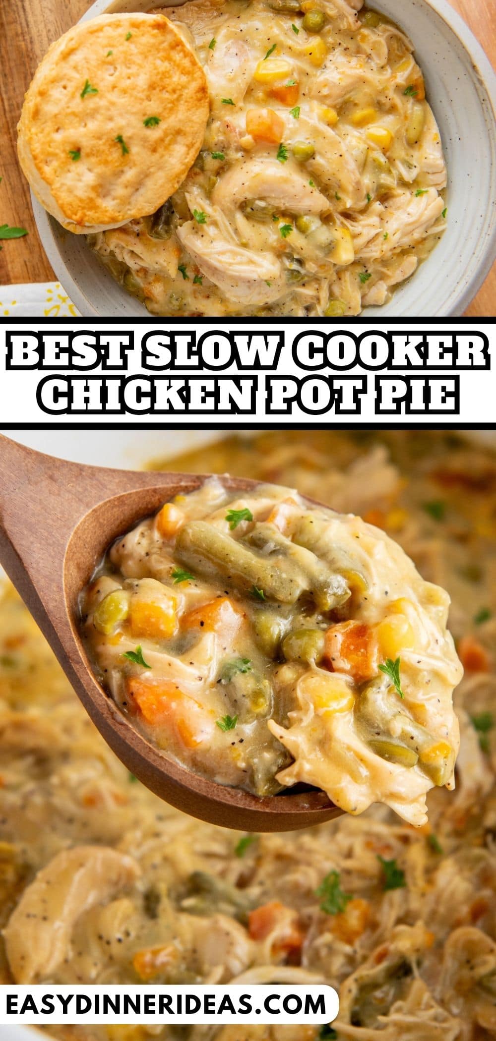 Best Crock Pot Chicken Pot Pie Recipe | Easy Dinner Ideas