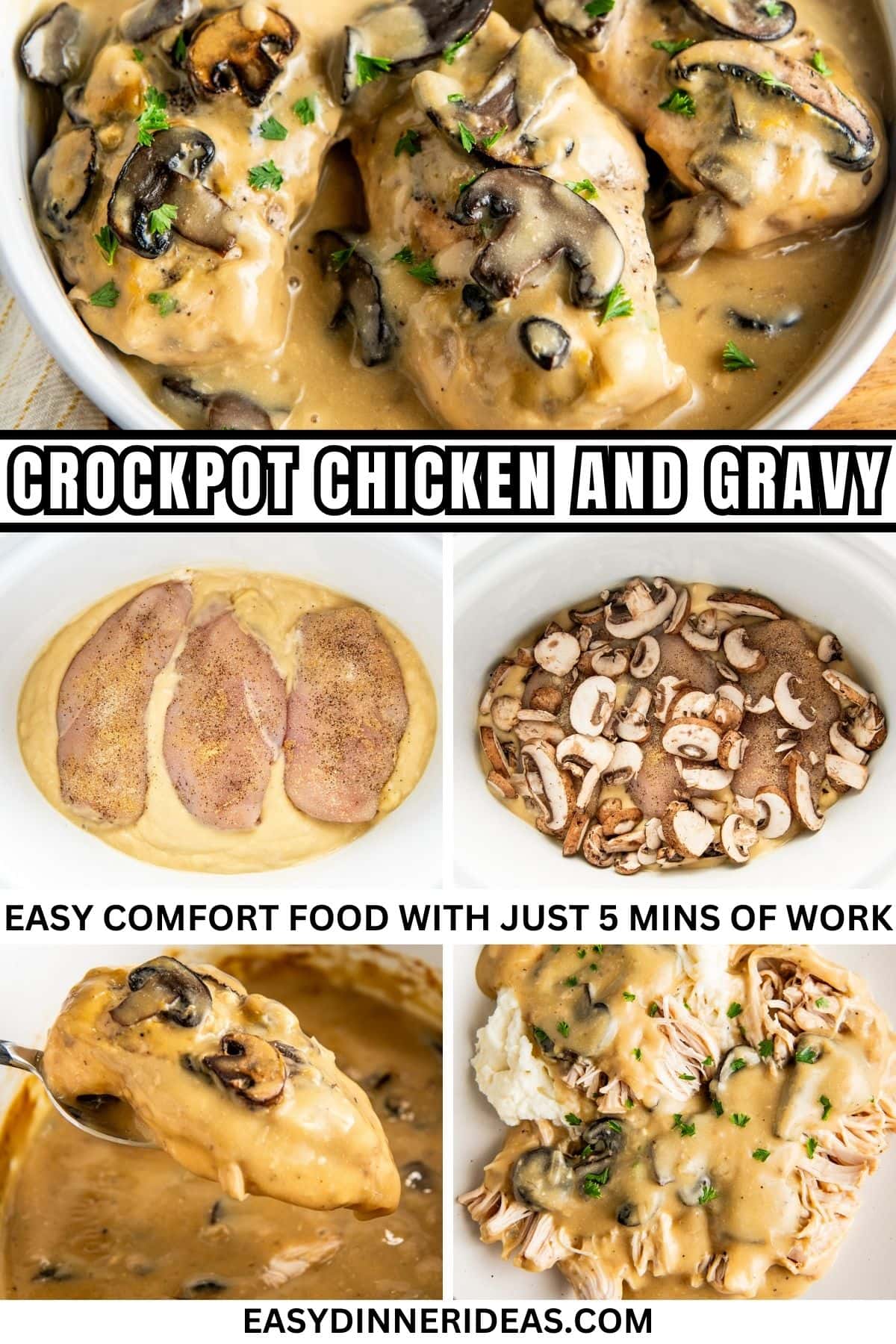 Smothered Chicken | Easy Dinner Ideas