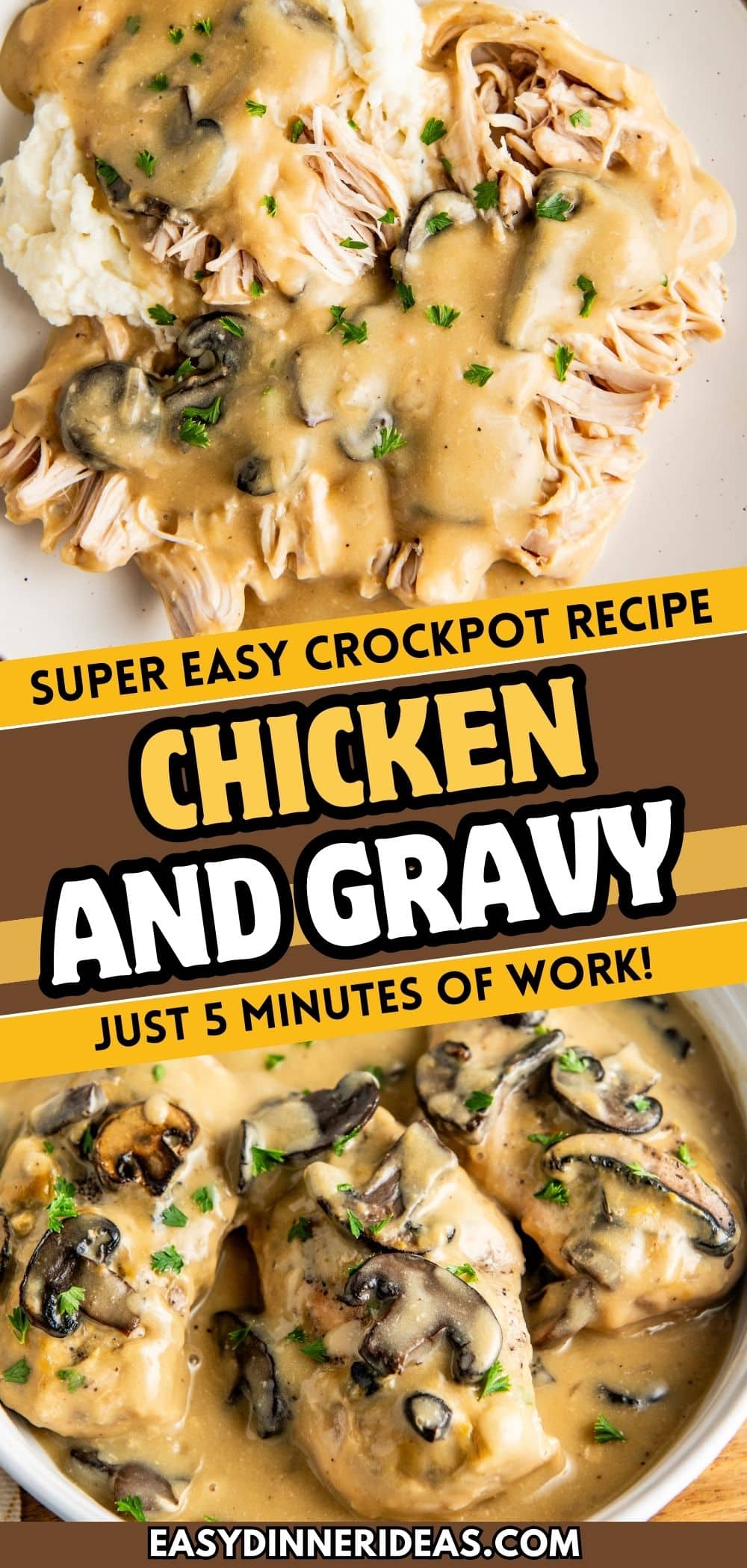 Smothered Chicken | Easy Dinner Ideas