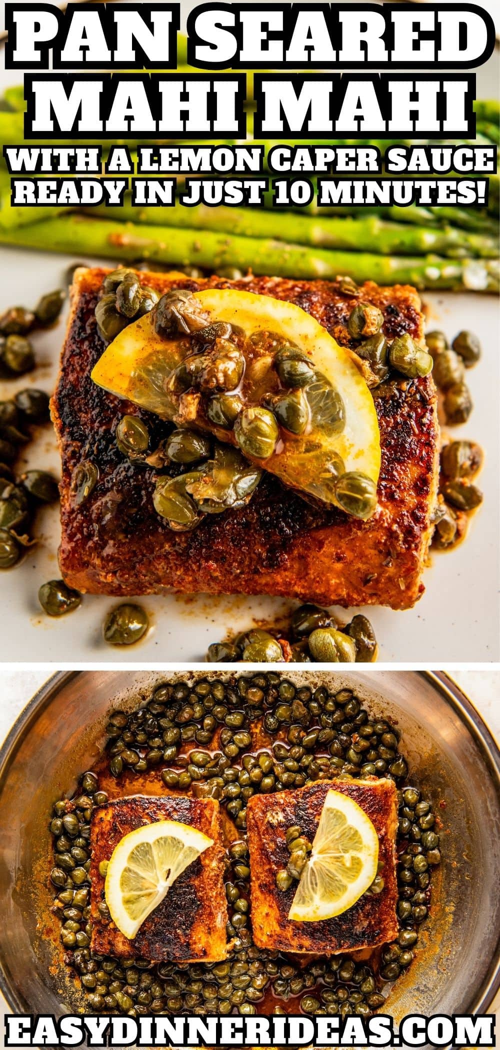 Pan Seared Mahi Mahi Recipe With Lemon Caper Sauce