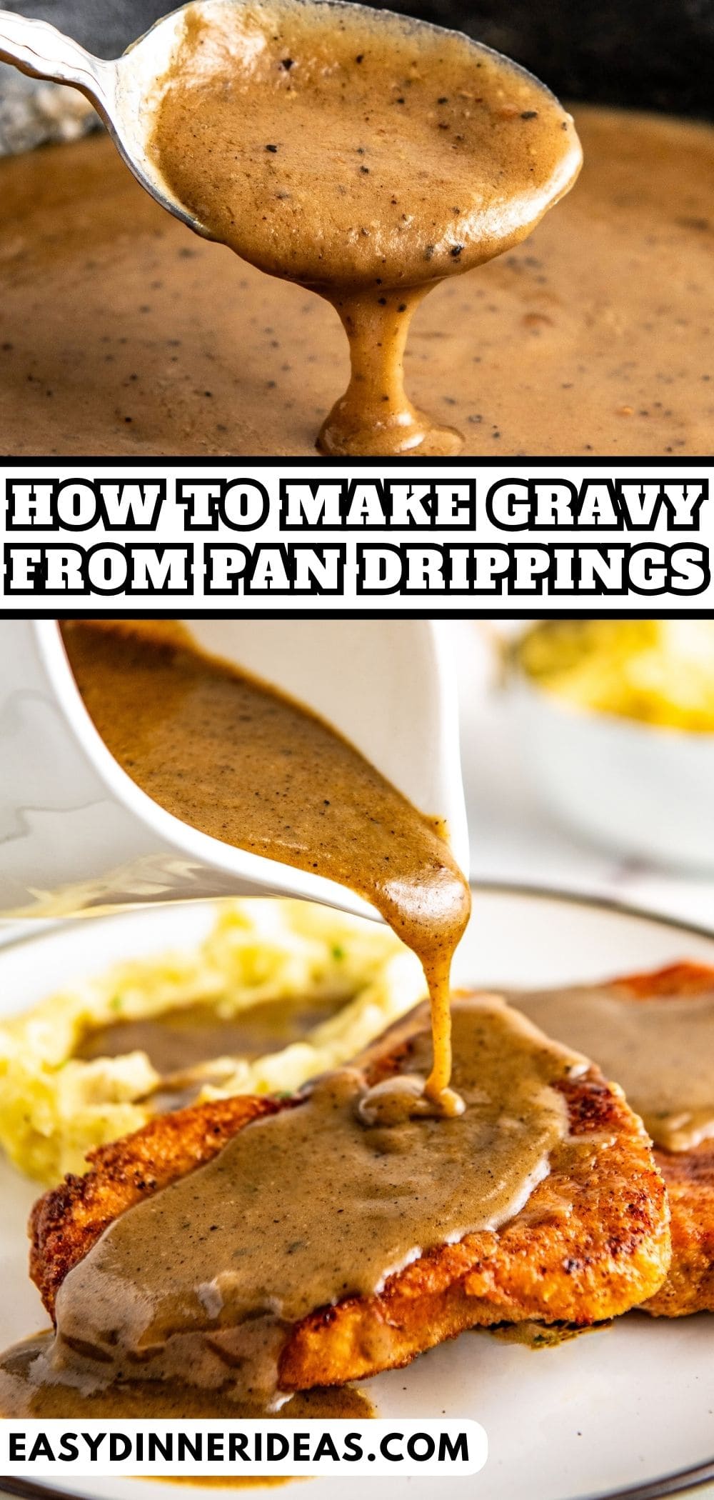 How to Make Gravy From Drippings | Easy Dinner Ideas