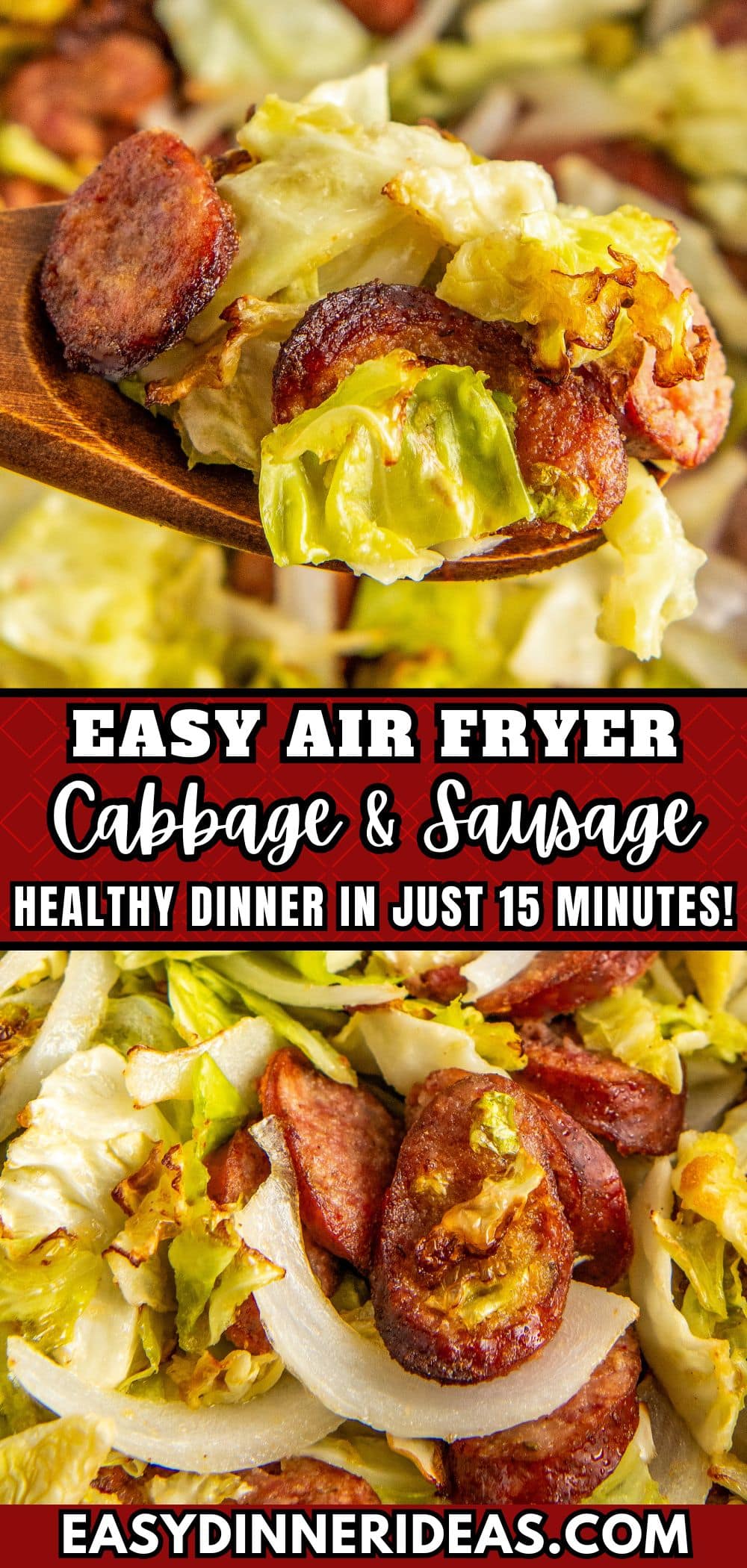Air Fryer Cabbage and Sausage Easy Dinner Ideas