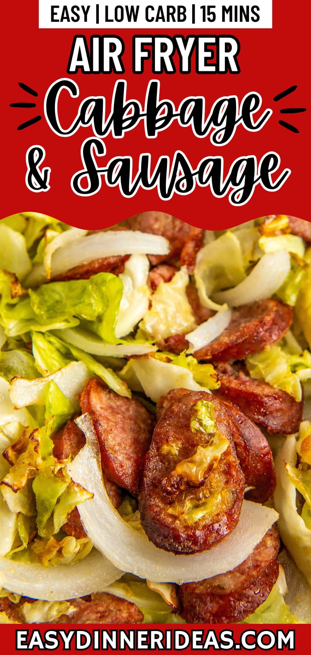 Air Fryer Cabbage and Sausage Easy Dinner Ideas