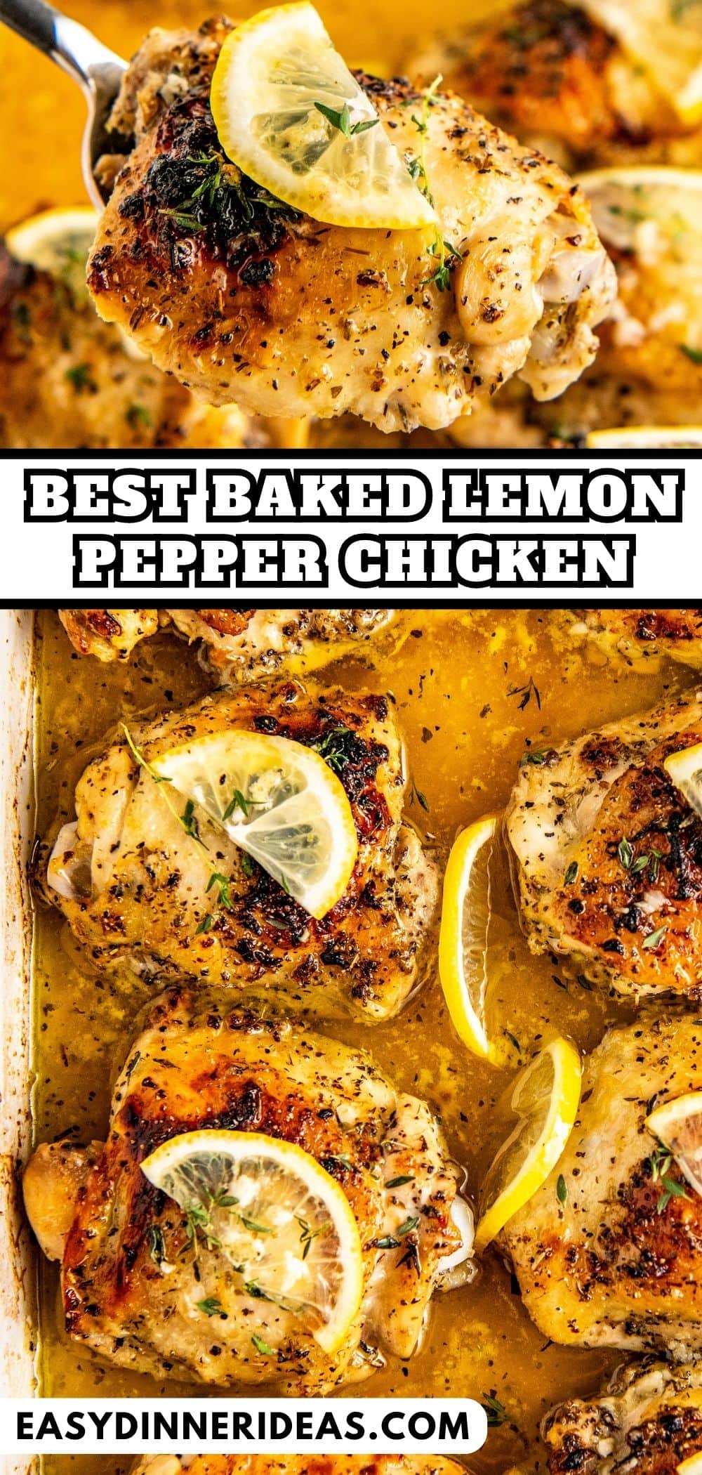 Baked Lemon Pepper Chicken Recipe | Easy Dinner Ideas