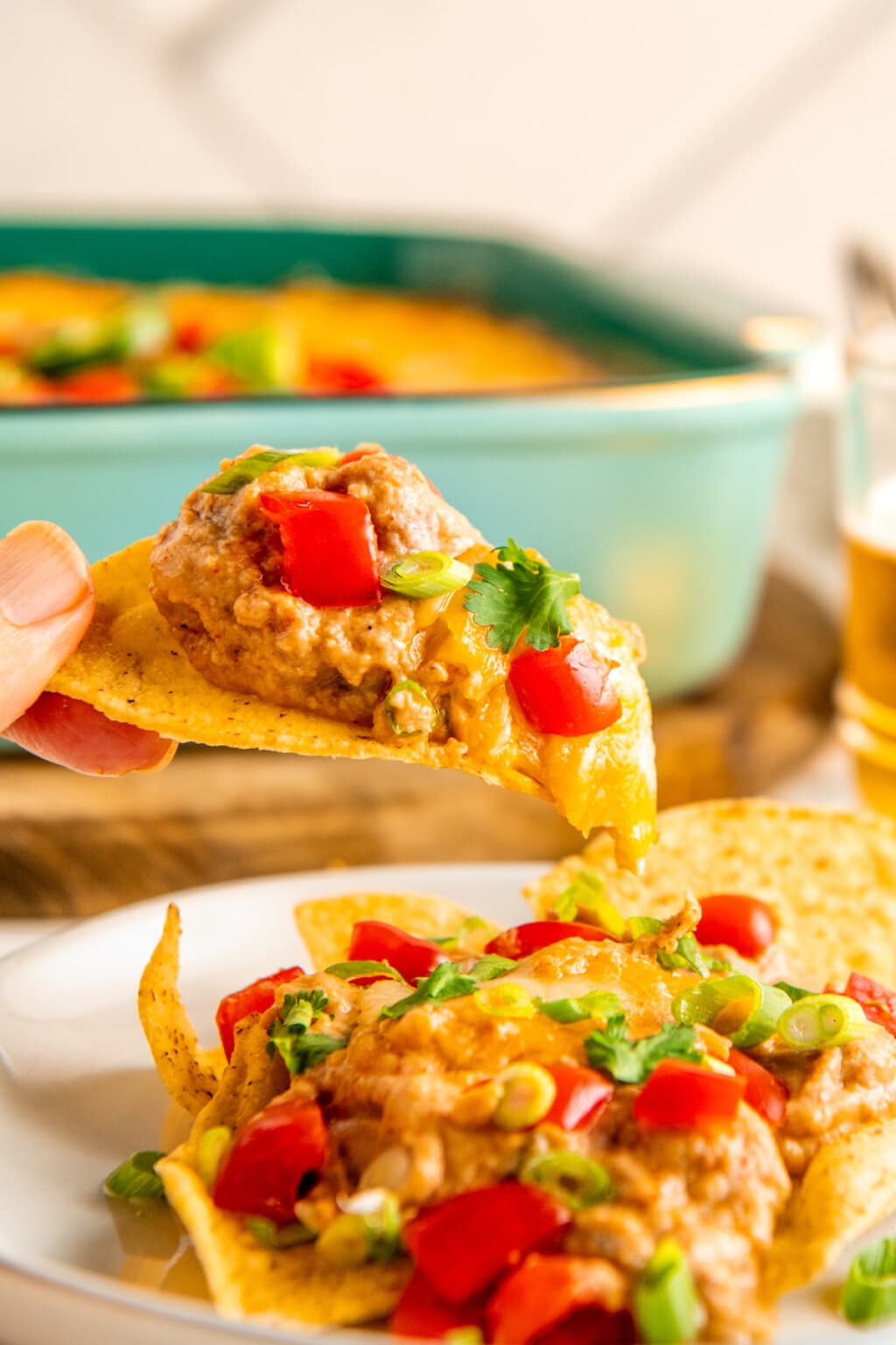 Easy Refried Bean Dip Recipe Easy Dinner Ideas