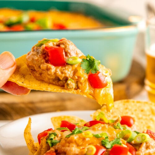 Easy Refried Bean Dip Recipe Easy Dinner Ideas