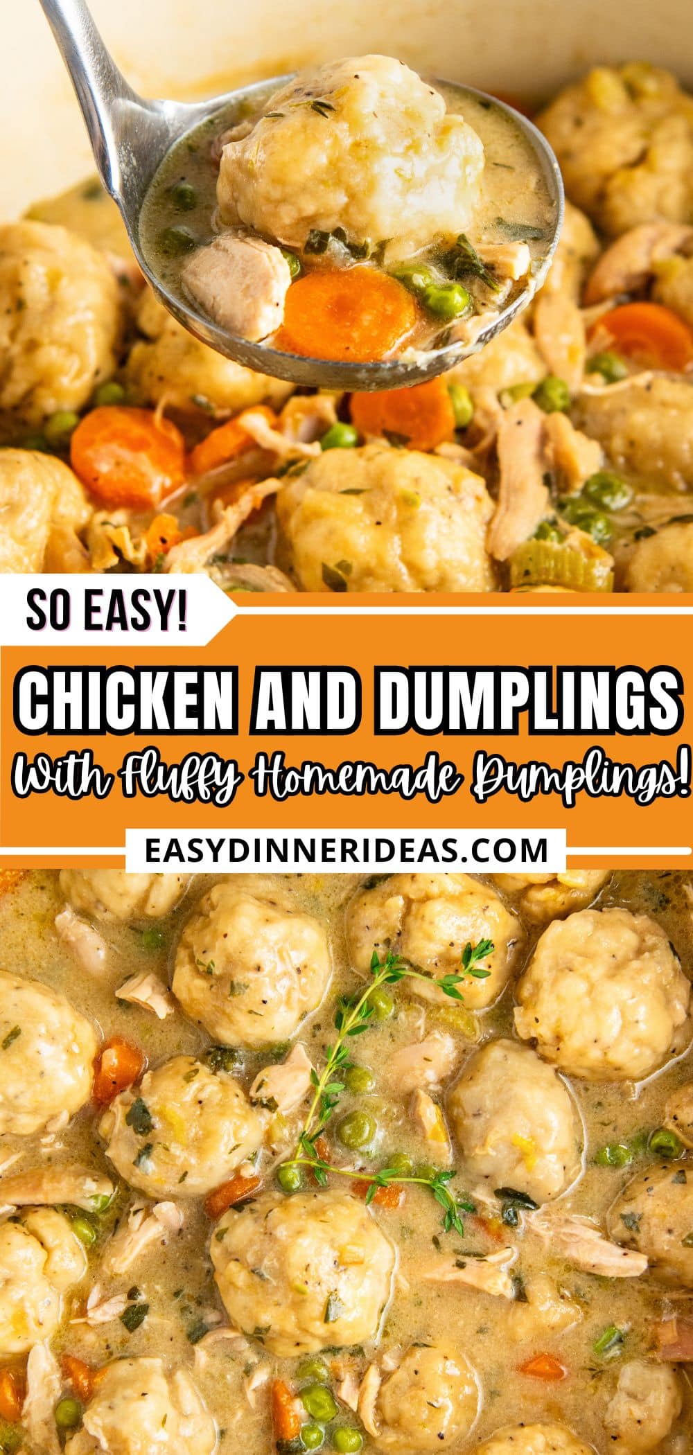 Easy Chicken And Dumplings Recipe Easy Dinner Ideas