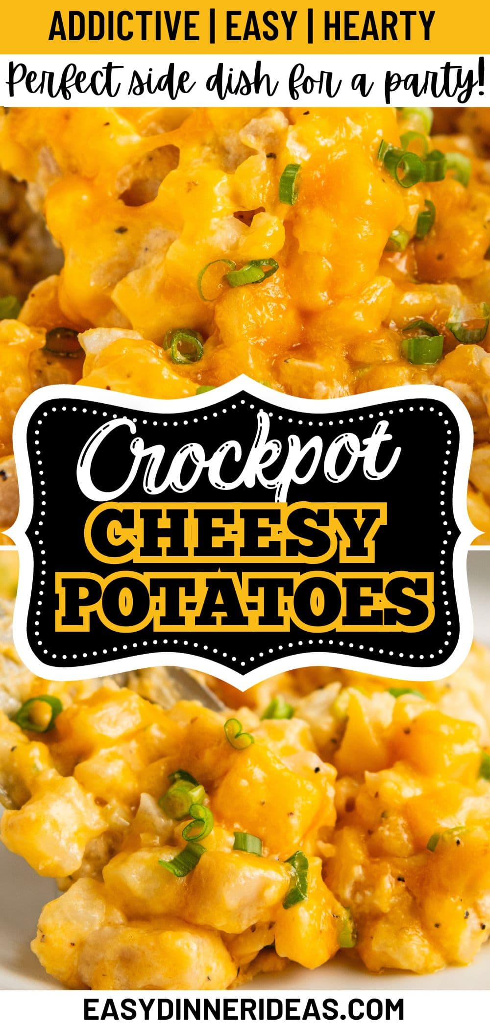 Crockpot Cheesy Potatoes | Easy Dinner Ideas