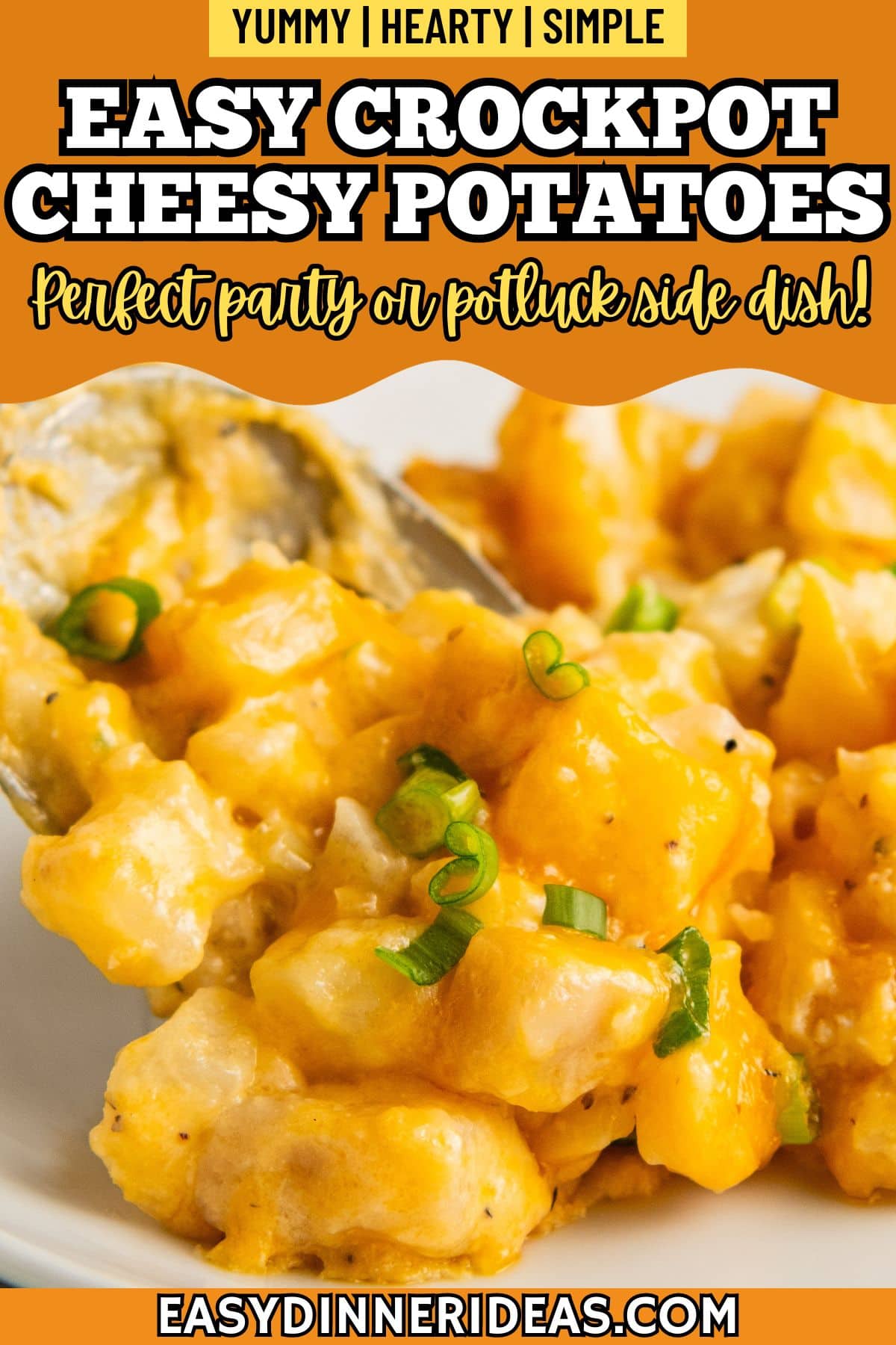 Crockpot Cheesy Potatoes | Easy Dinner Ideas