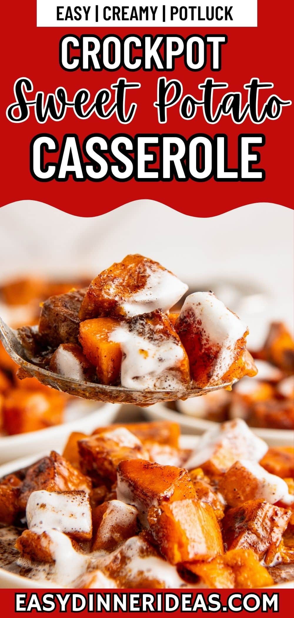 Crockpot Sweet Potato Casserole | Easy Dinner Ideas