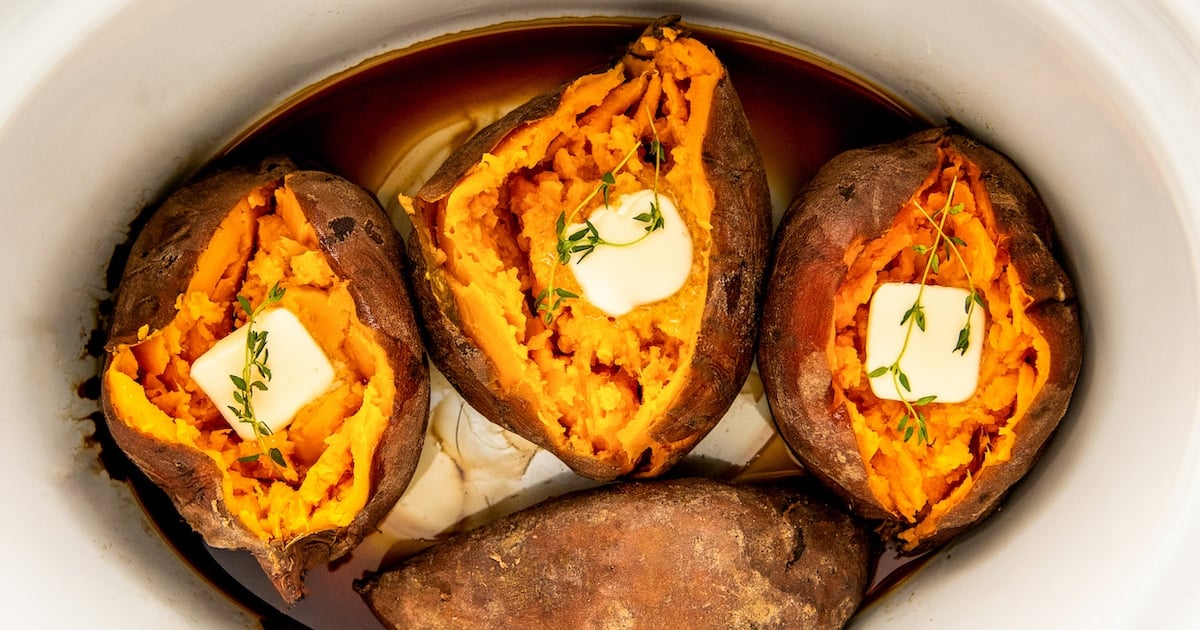 Easy Crockpot Sweet Potatoes | Easy Dinner Ideas