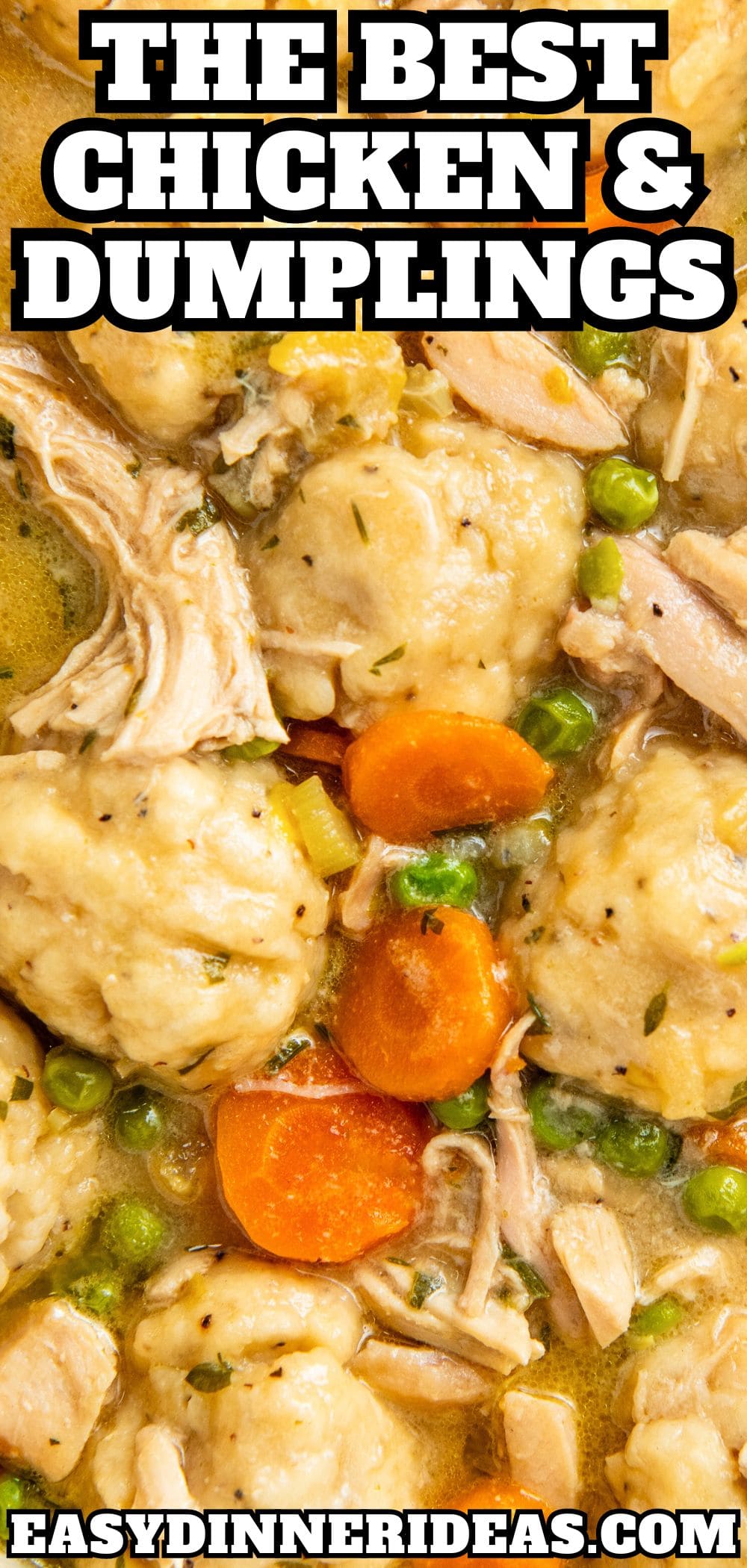 Easy Chicken And Dumplings Recipe Easy Dinner Ideas
