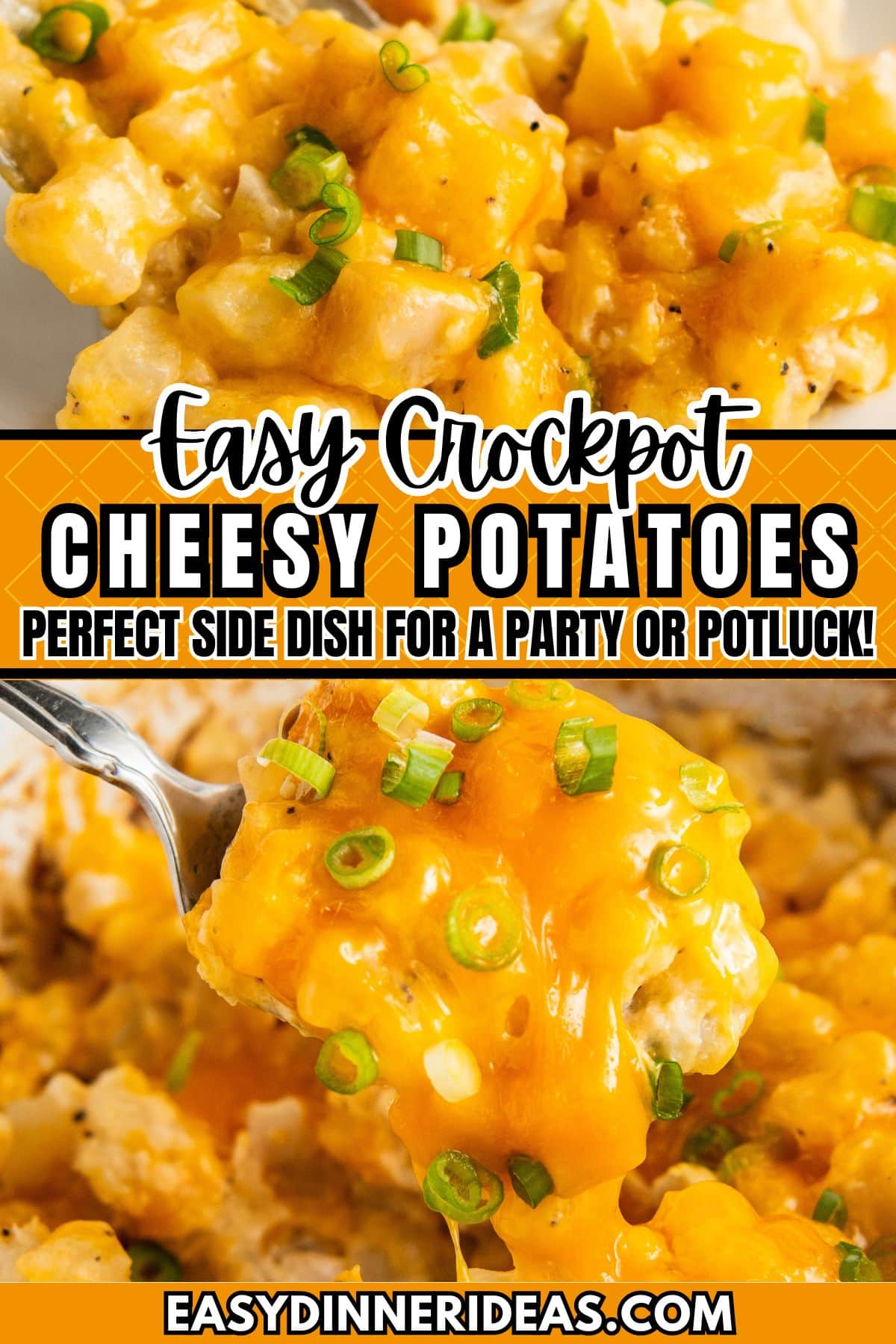Crockpot Cheesy Potatoes | Easy Dinner Ideas
