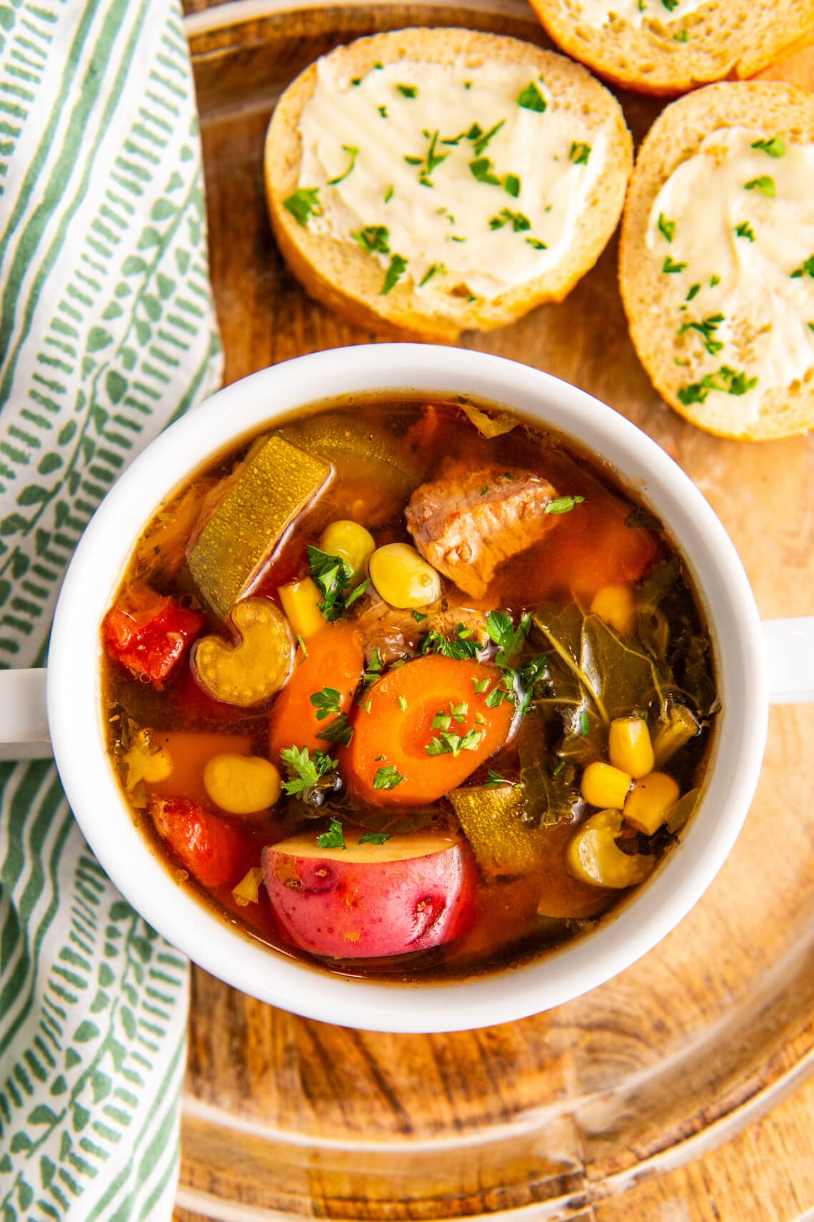 Crockpot Vegetable Beef Soup Recipe | Easy Dinner Ideas