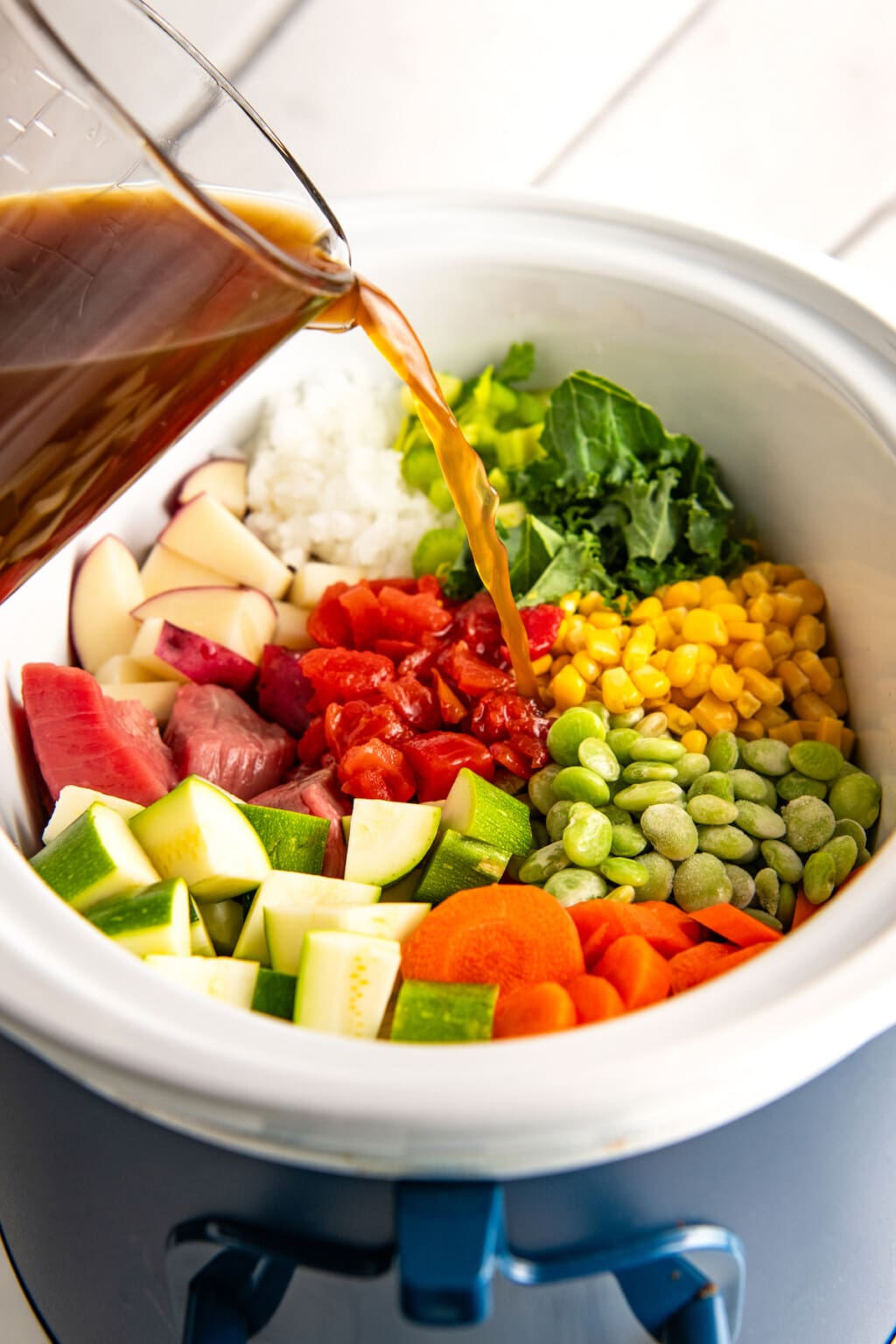 Crockpot Vegetable Beef Soup Recipe | Easy Dinner Ideas