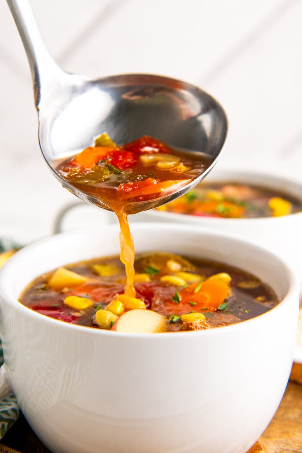 Crockpot Vegetable Beef Soup Recipe | Easy Dinner Ideas