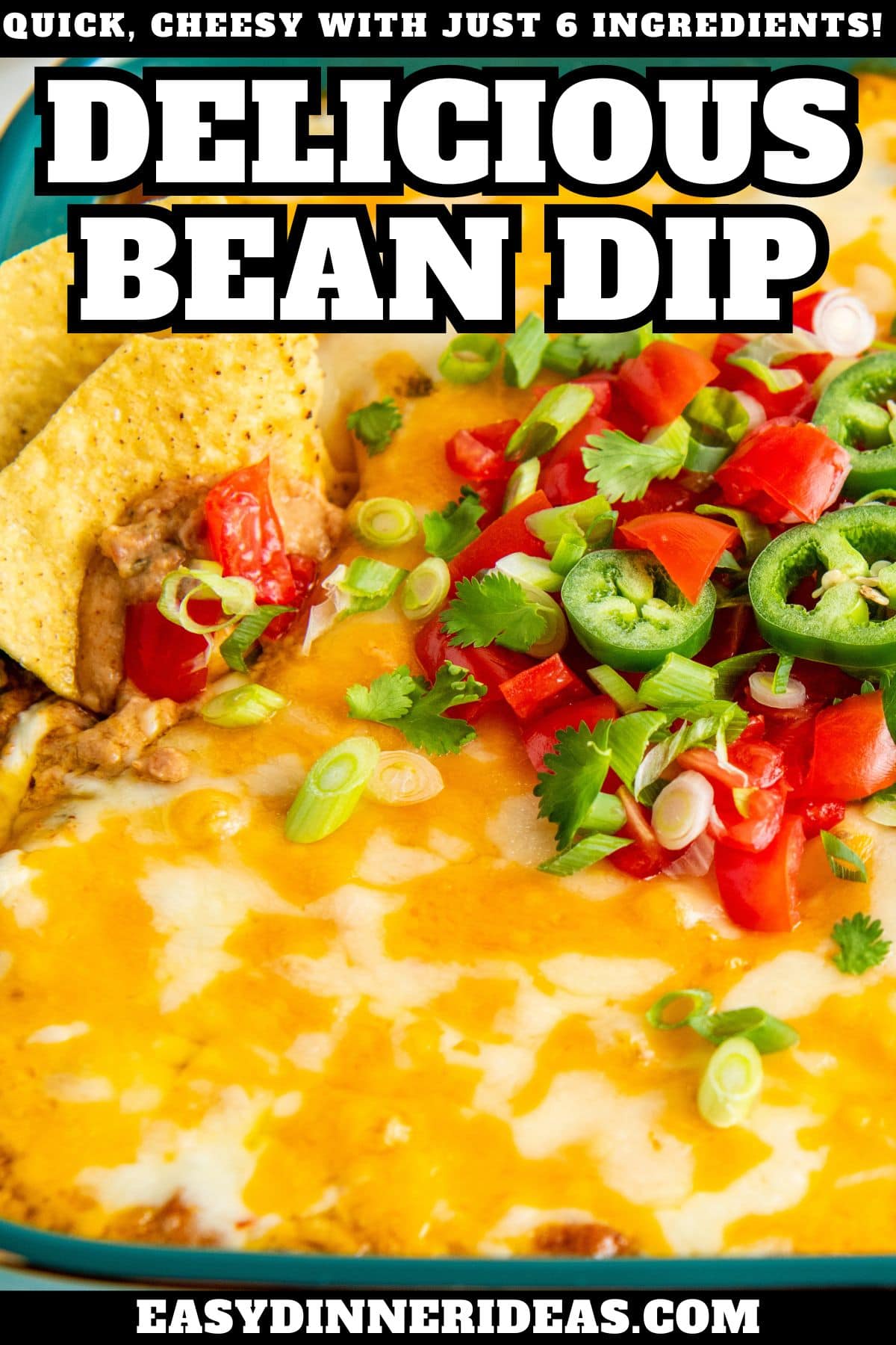 Easy Refried Bean Dip Recipe | Easy Dinner Ideas