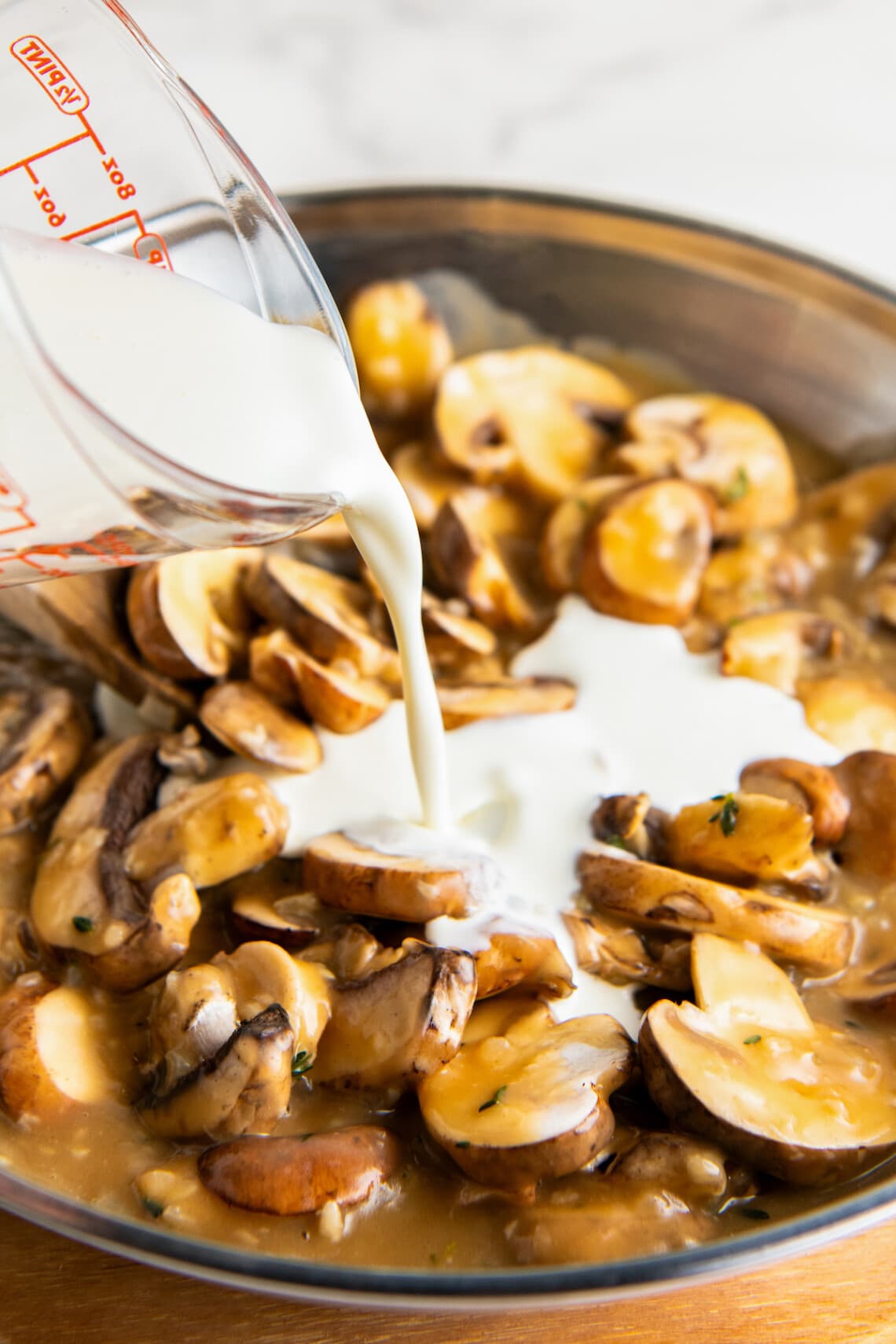 Creamy Mushroom Sauce for Steak | Easy Dinner Ideas