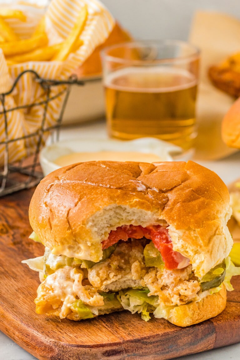 Homemade Crispy Chicken Sandwich | Easy Dinner Ideas