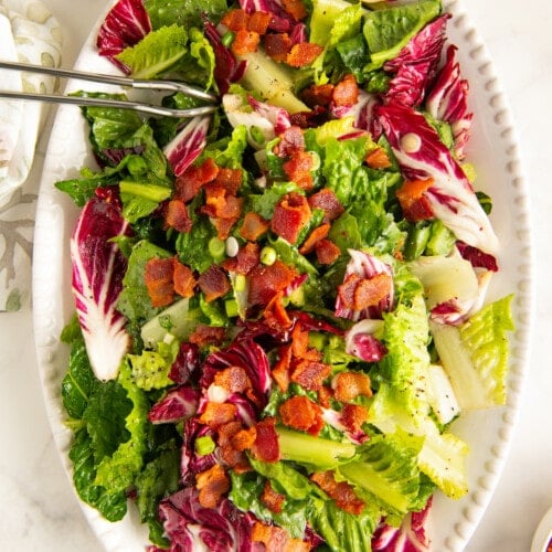 Wilted Lettuce Salad With Hot Bacon Dressing | Easy Dinner Ideas