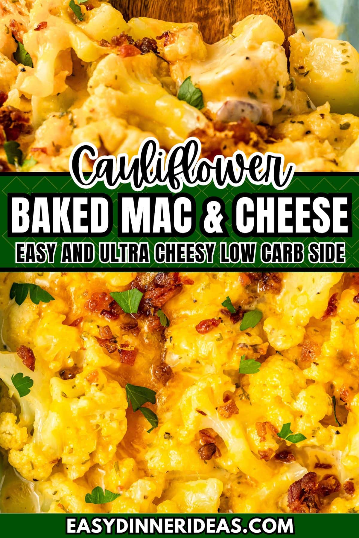 Baked Cauliflower Mac and Cheese Easy Dinner Ideas