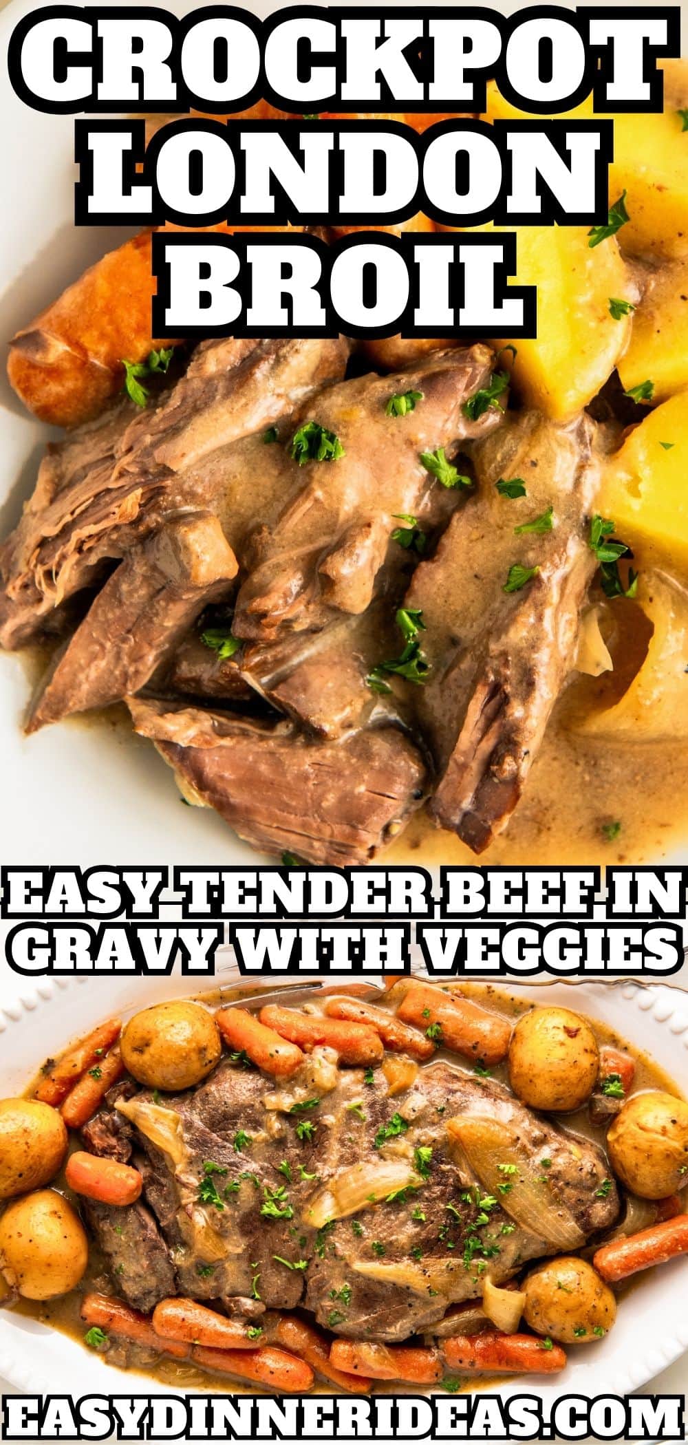 Tender Crockpot London Broil | Easy Dinner Ideas