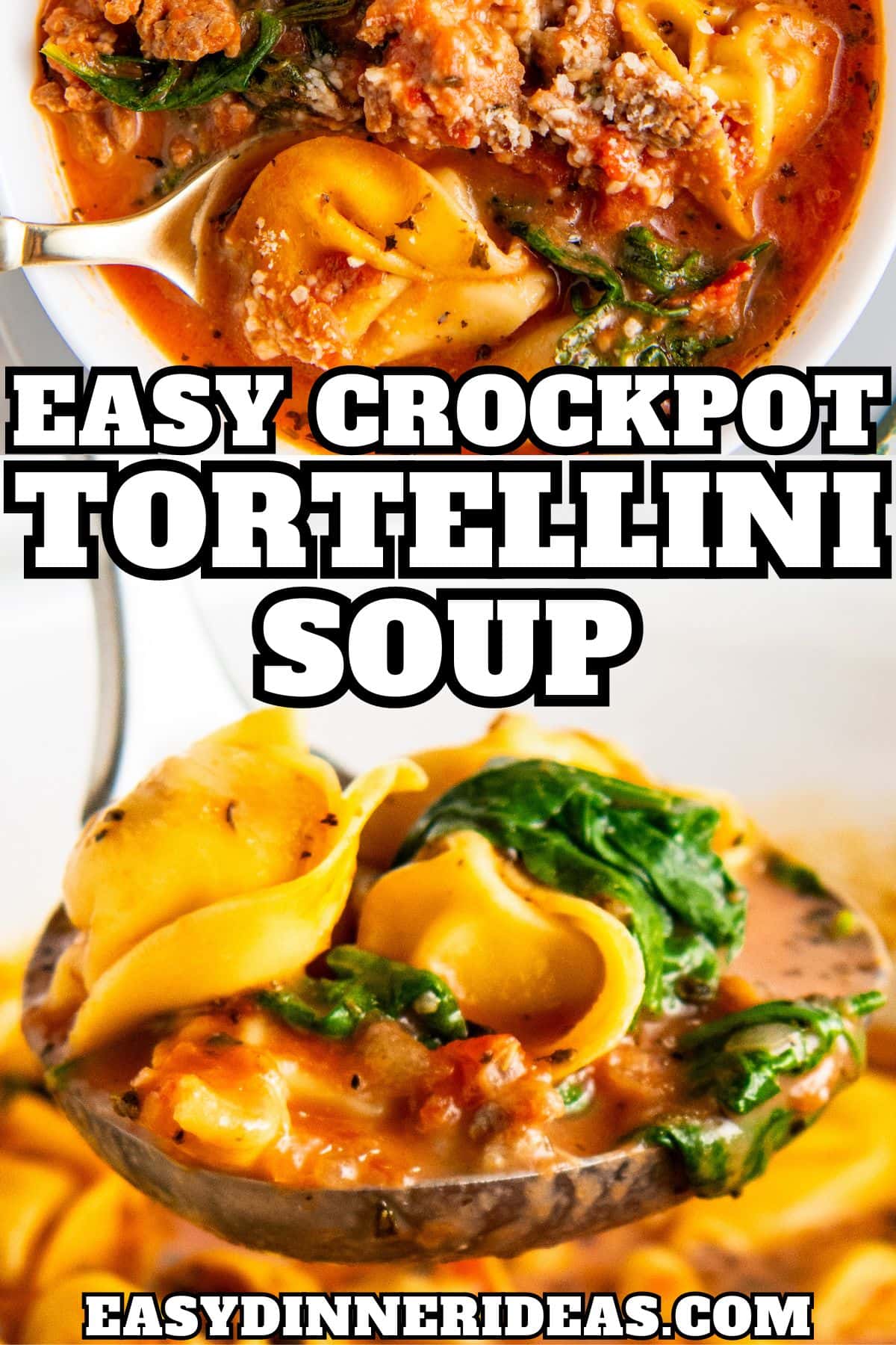 Crockpot Tortellini Soup Recipe Easy Dinner Ideas