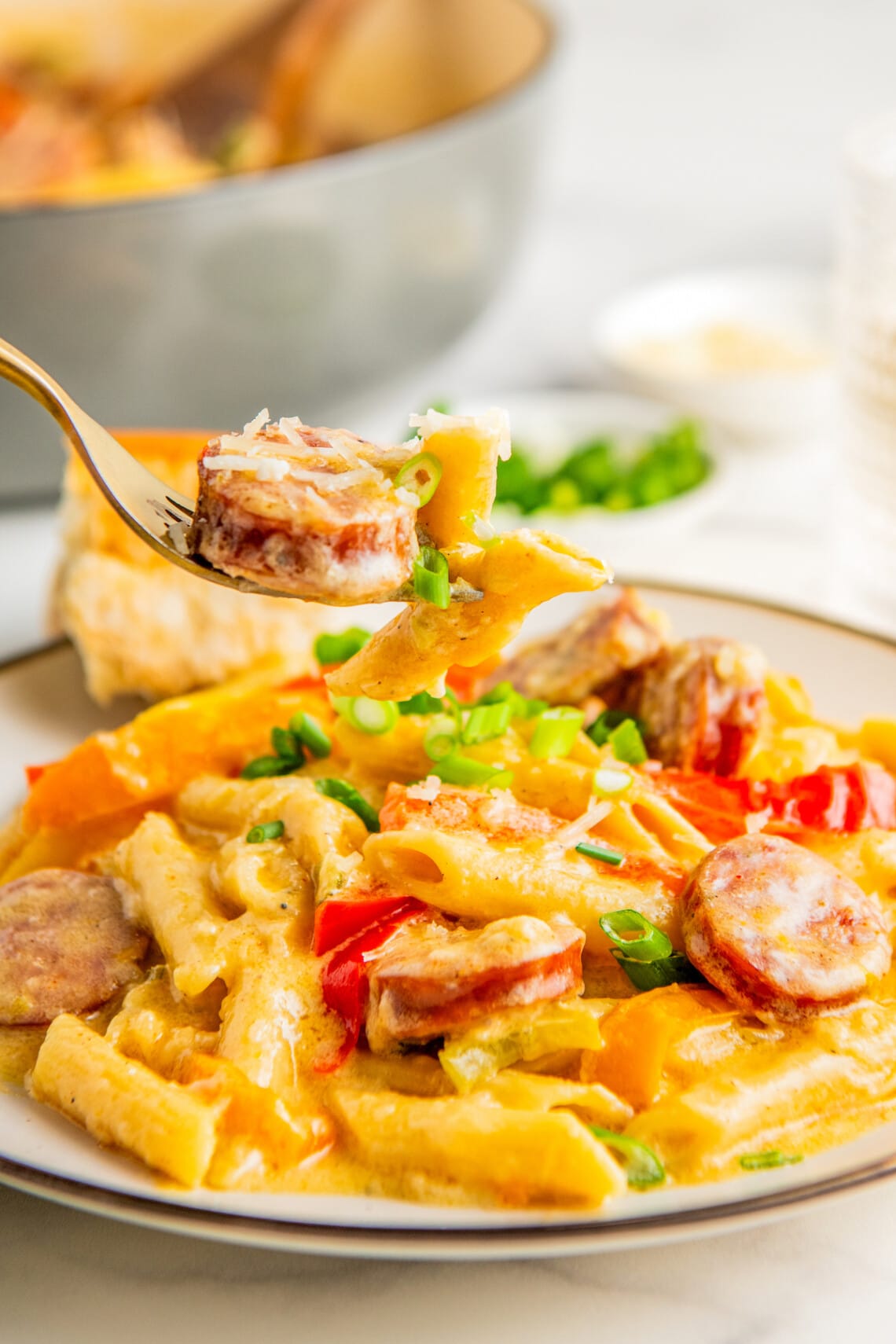 Creamy Cajun Sausage Pasta Recipe Easy Dinner Ideas