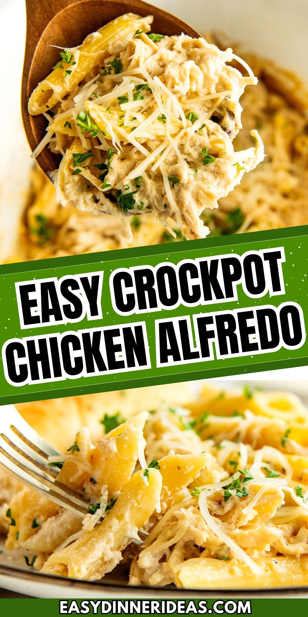 Creamy Crockpot Chicken Alfredo Recipe | Easy Dinner Ideas