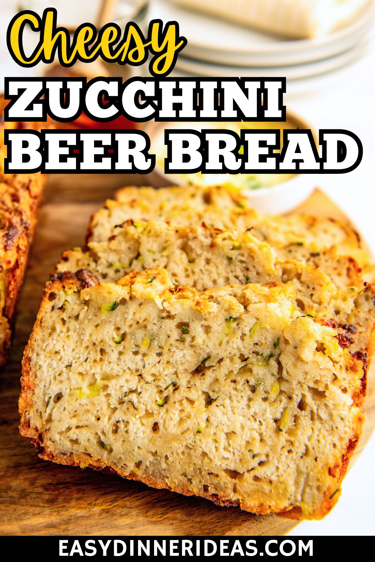 Cheesy Zucchini Beer Bread Recipe | Easy Dinner Ideas