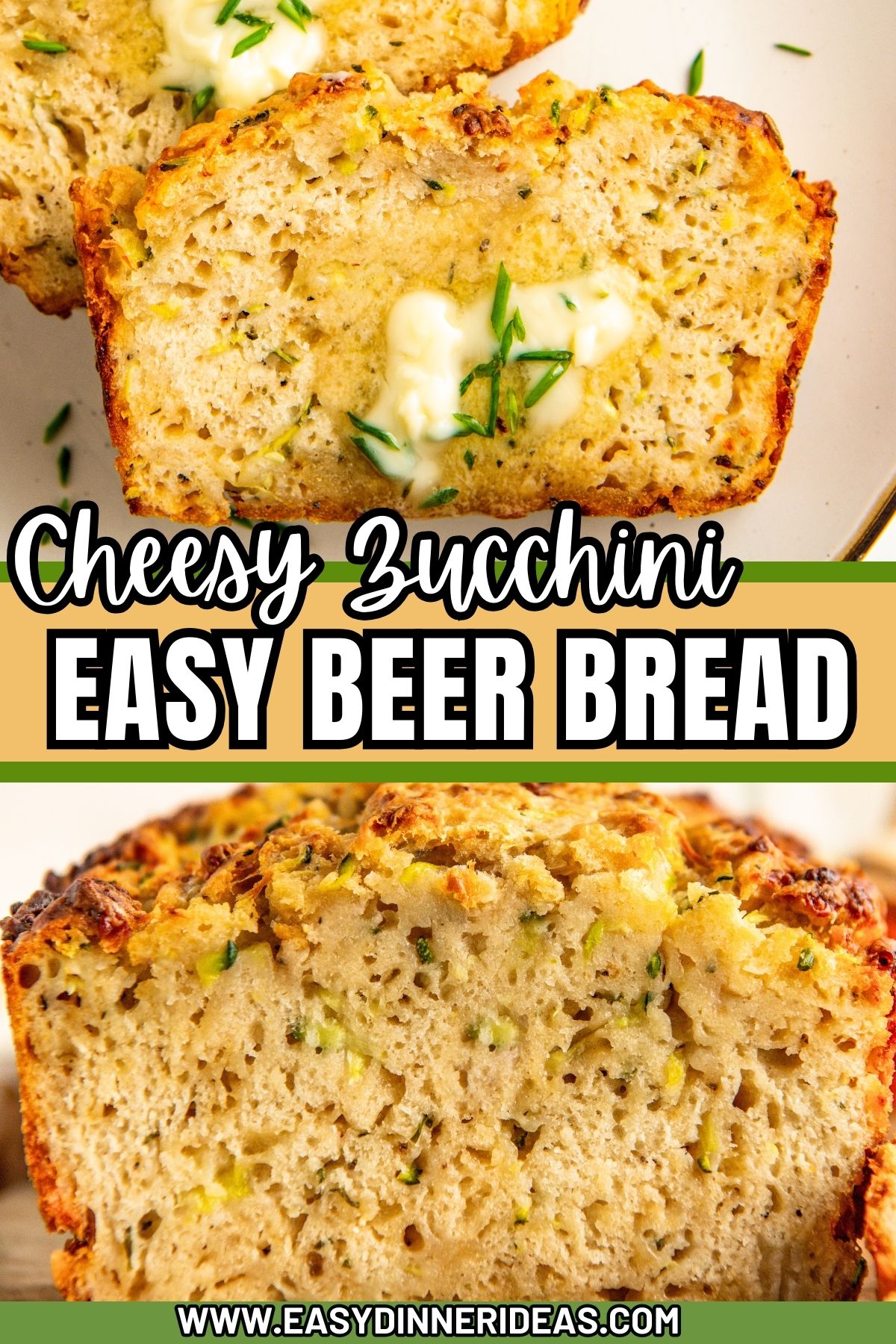Cheesy Zucchini Beer Bread Recipe Easy Dinner Ideas