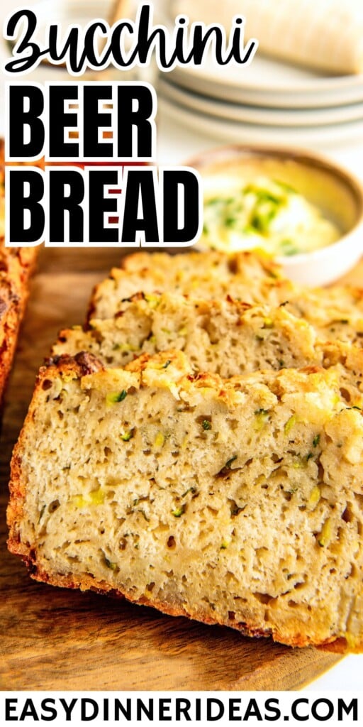 Cheesy Zucchini Beer Bread Recipe | Easy Dinner Ideas