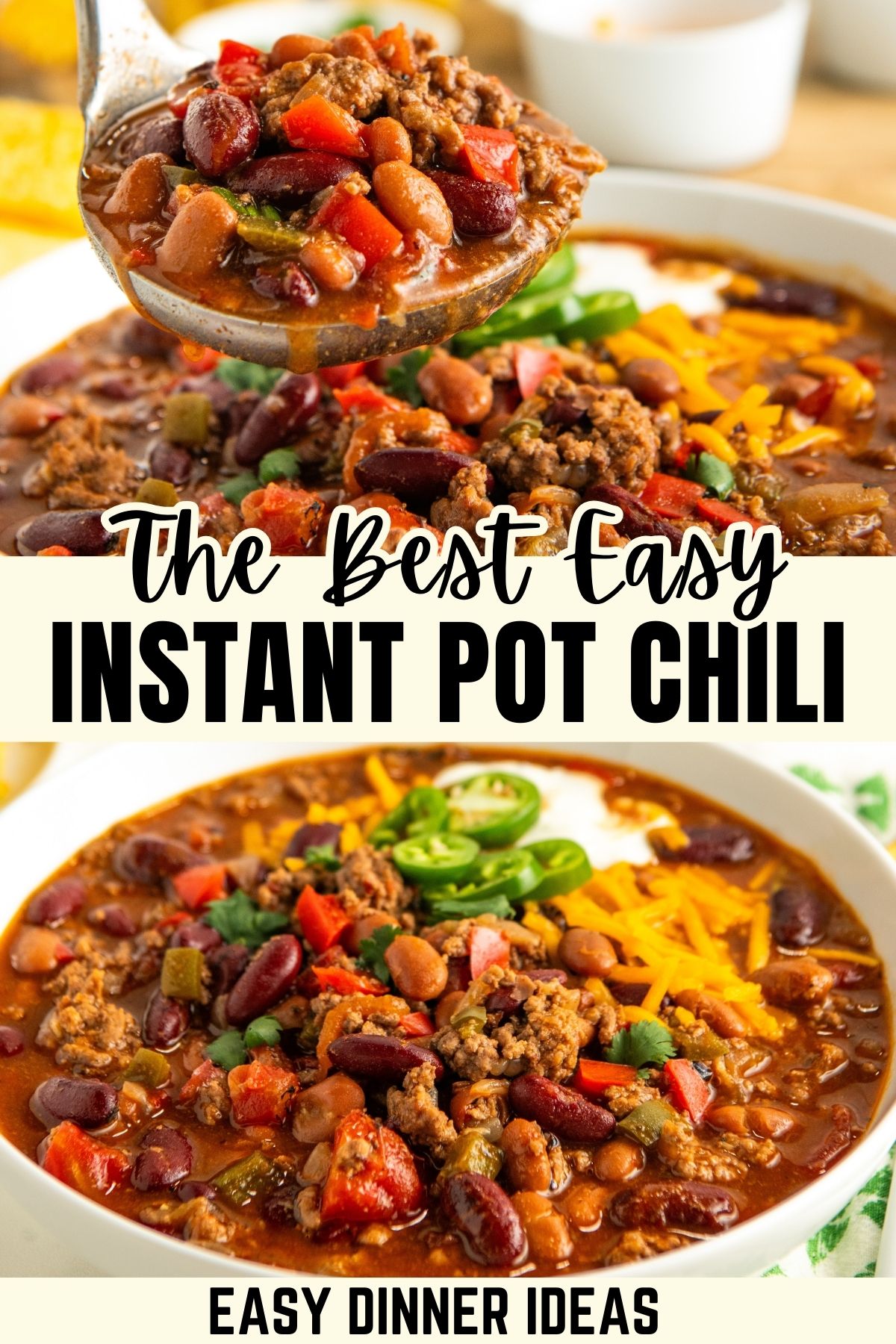 The Best Instant Pot Chili Recipe Easy Dinner Ideas