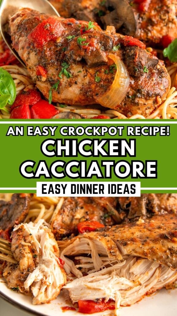 Italian chicken dinner is sliced and served with cooked vegetables.